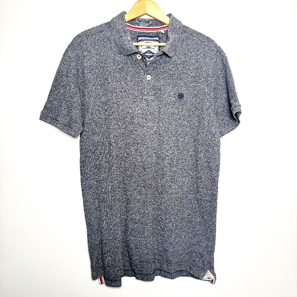 Fat Face Men’s Short Sleeve Organically Grown Cotton Polo Charcoal Gray Shirt M - Picture 2 of 12